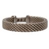 Image 3 : Tiffany & Co. Sterling Diamond Somerset Mesh Ring