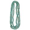 Image 1 : Turquoise Stone Hand-Knotted Bead Necklace