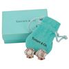Image 1 : Tiffany & Co. Silver 14K Ruby Shell Earrings