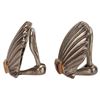 Image 4 : Tiffany & Co. Silver 14K Ruby Shell Earrings