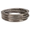 Image 2 : David Yurman Crossover Silver Diamond Ring Size 7