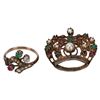 Image 1 : Antique Jeweled Gold Filled Jewelry Lot