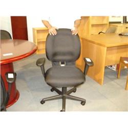 Black Cloth Gaslift Chair