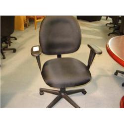 Black Cloth Gaslift Chair