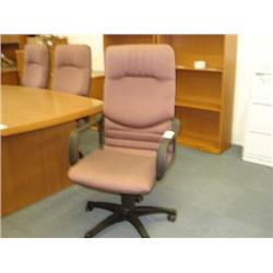 Brown Speckled Highback Gaslift Chair