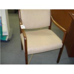 Beige Cloth Client Chair