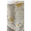 Image 2 : LARGE GLASS WHITE TABLE LAMP WITH ROUND SHADE APPROX. 36" TALL
