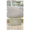Image 2 : RECTANGULAR GLASS TABLE LAMP AND RECTANGULAR SHADE