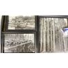 Image 8 : SHELF OF ASSORTED FRAMED VINTAGE BLACK & WHITE LOGGING PHOTOGRAPHS