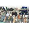 Image 2 : SHELF OF ASSORTED KNIVES, HATCHETS, MULTITOOLS & MORE
