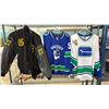 Image 1 : FANATICS VANCOUVER CANUCKS #53 BO HORVAT JERSEY SIZE M, CCM VINTAGE VANCOUVER CANUCKS JERSEY SIZE L