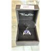 Image 1 : STERLING SILVER RING WITH PURPLE STONES