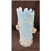 Image 2 : 2 BLUE VINTAGE GLASS-BLOWN VASES