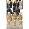 Image 8 : VINTAGE CHESS PIECES & BOX *NO CHESS BOARD*