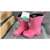 Image 2 : 3 CHILDS MUCK BOOTS, SIZES 3, 4, & 8