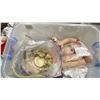 Image 8 : ASSORTED SHELF LOT WITH PORCELAIN DOLLS, DOLL PIECES, FRAMED PRINTS & MORE