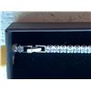 Image 2 : PLATINUM PLATED 4.0MM PRINCESS CUT TENNIS BRACELET ADJUSTABLE - 7" TO 8" LONG