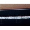 Image 3 : PLATINUM PLATED 4.0MM PRINCESS CUT TENNIS BRACELET ADJUSTABLE - 7" TO 8" LONG