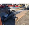 Image 2 : BOX OF 12' TIN ROOF PANELS & 12' ROLL OF RUBBER MAT