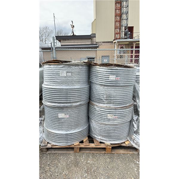 PALLET OF 4 1000' SPOOLS OF ELECTRICAL NON-METALLIC TUBING