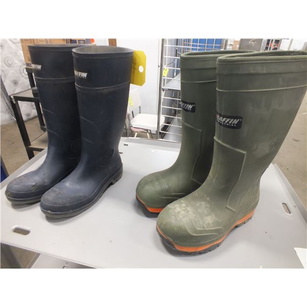 2 Pairs Of Baffin Steel Toed Rubber Boots