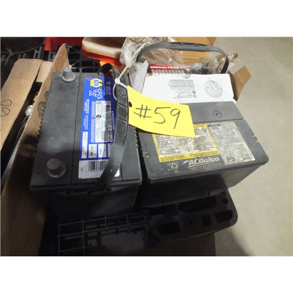 Three 12 Volt Batteries