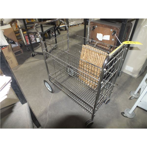 Metal Cart On Wheels