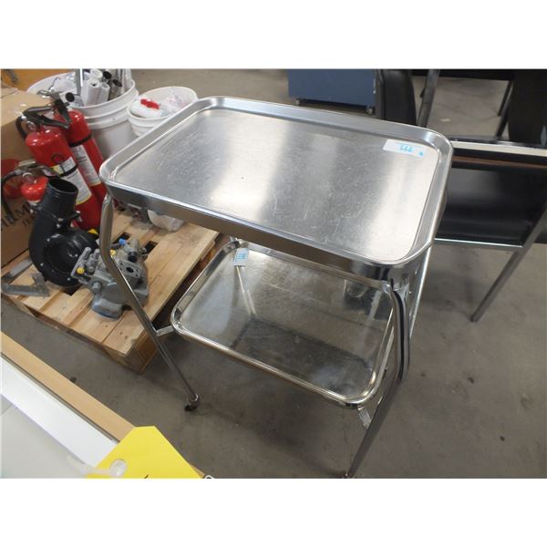Stainless Steel Instrument Cart On Wheels