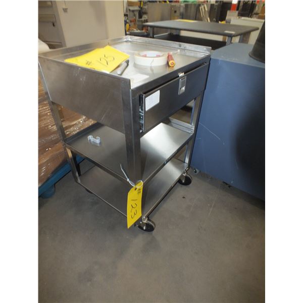 Stainless Steel Cart On Wheels