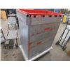 Image 1 : Metal Storage Bin On Wheels