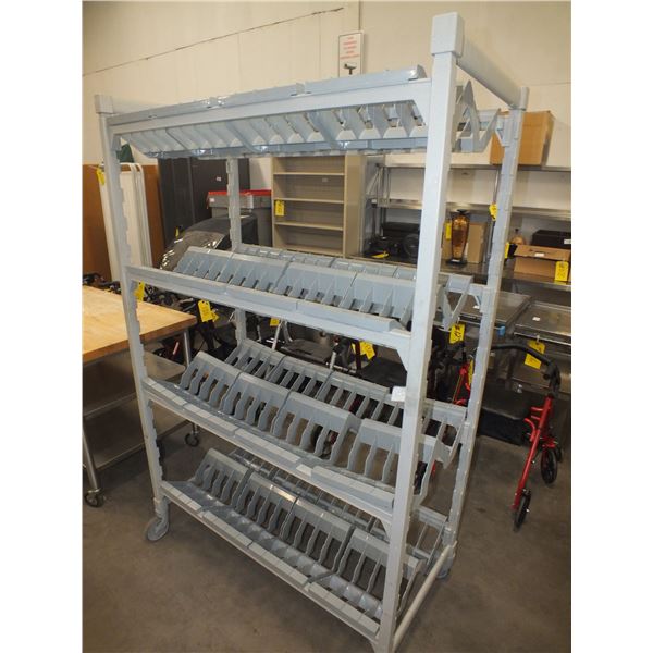 Cambro Plastic Storage Cart On Wheels