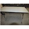 Image 1 : Nine 6ft Plastic Top Folding Tables