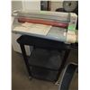 Image 1 : ABC 4250 Laminator w/ Black Cart On Wheels