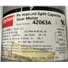 Image 8 : (2) Dayton #4Z063A Permanent-Split Capacitor Gear Motors