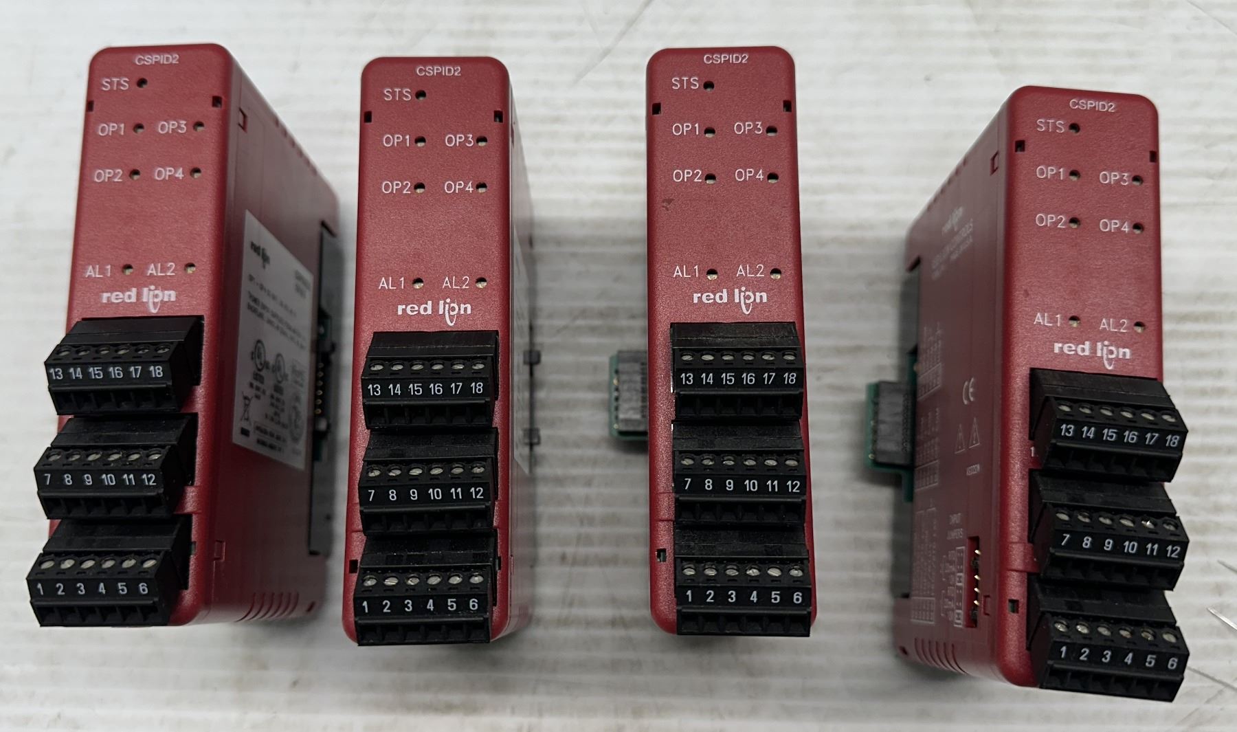 Tpws Module Red (4) Red Lion #CSPID2S0 Dual Loop PID Temp Control Modules
