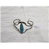 Image 1 : DESIGNER SILVER TONE BRACELET, ROTATING CENTER, ABOLONE/ENAMEL