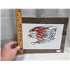 Image 2 : FRAMED PRINT, SALMON RUN.  BY SHELLY FLETCHER