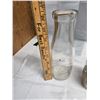 Image 2 : MILK BOTTLES WITH BUTTONS/PURTIY MILK BOTTLE.  PRINCE ALBERT 1946