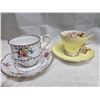Image 2 : LOT OF CUPS AND SAUCERS (4) MADE IN ENGLAND.