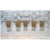 Image 2 : Set of 5 Vintage Coke Glasses