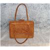 Image 2 : Beautifully Tooled Vintage Leather Purse