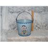 Image 1 : Painted Vintage Metal Pail