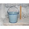 Image 2 : Painted Vintage Metal Pail