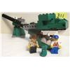 Image 2 : 2001 Studios Lego 1354 Dino Head Attack & 1356 Stunt Man  Catapult