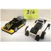 Image 1 : 2 Racers Lego 1992 #1693 Race Car & 2008 #8149 Midnight Steak