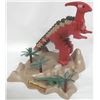 Image 2 : Rare 1993 Ritvik Mega Blok Dino Blocks #9722 Parasaurolophus / Base