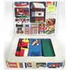 Image 1 : Rare Vintage 1973 Samsonite Lego Set #3-4 - w/ box & 184 pcs. blue storage tray 100%