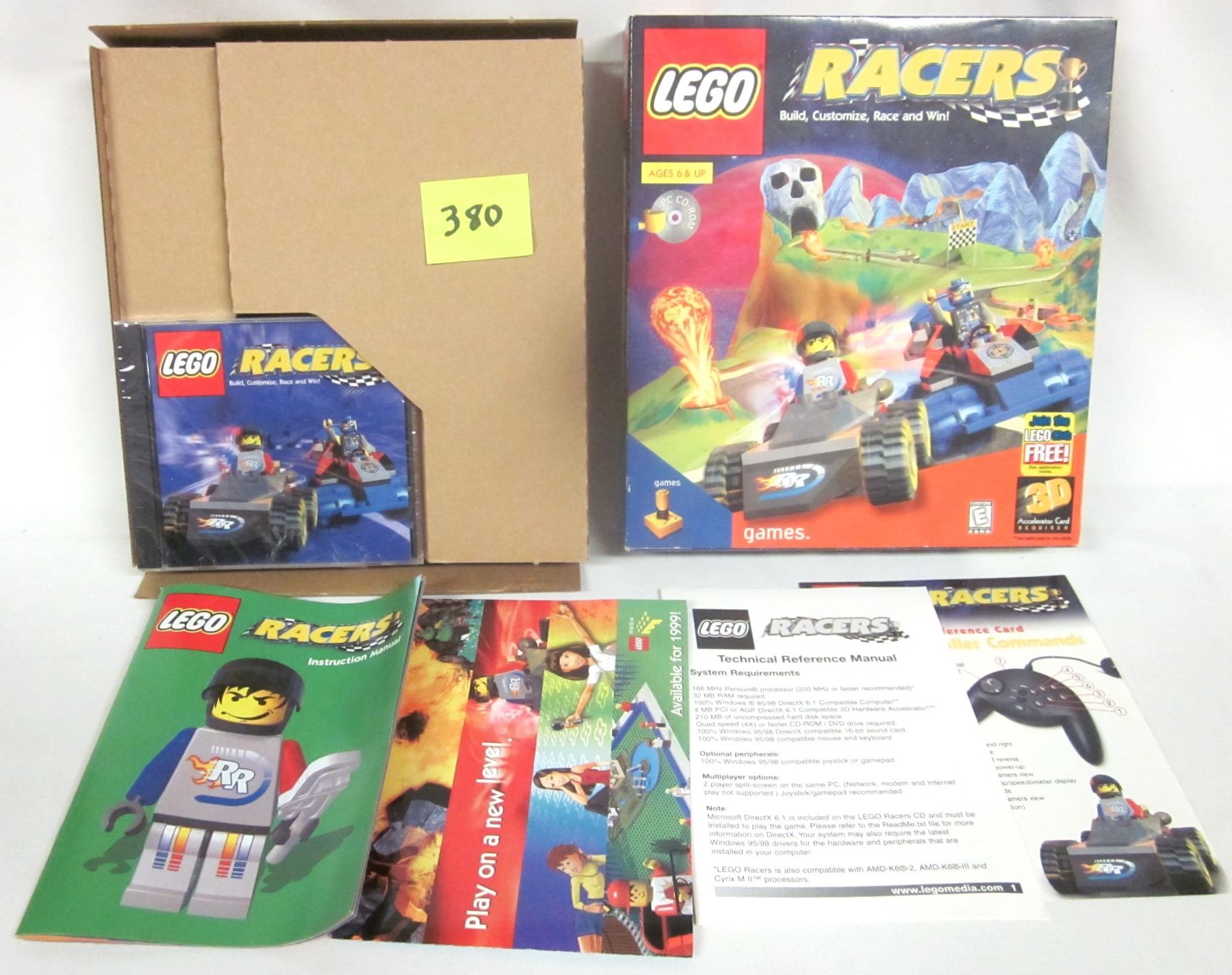 1999 Lego Racers Game CD - Sealed, New Disc - Schmalz Auctions