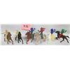 Image 2 : Vintage Lot 6 Plastic western cowboy(2) Indian (4) mounted on horses