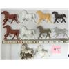 Image 2 : Lot 22 Various size and color plastic horses